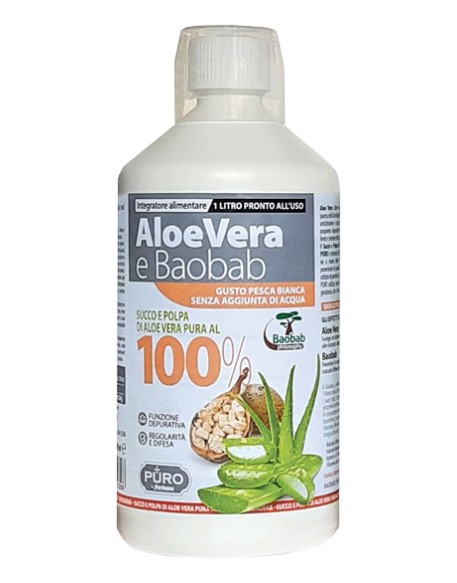 PURO AloeVera100%+Baobab Pesca