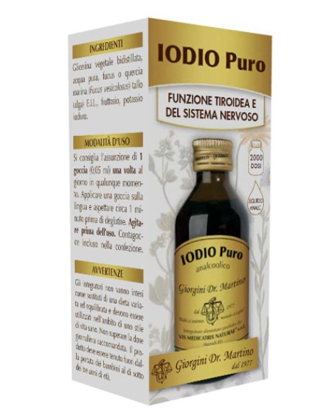 IODIO PURO ANALCOLICO 100ML