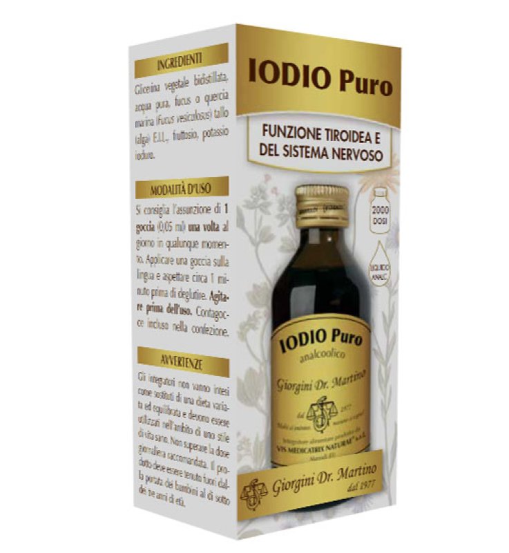 IODIO PURO ANALCOLICO 100ML