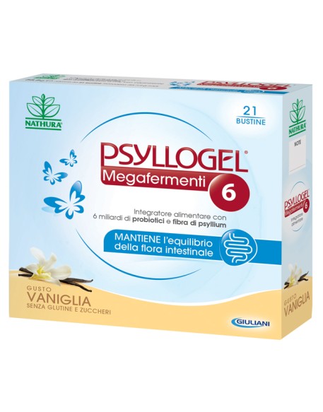 PSYLLOGEL MEGAFERMENTI 6 VANIGLIA 21 BUSTINE