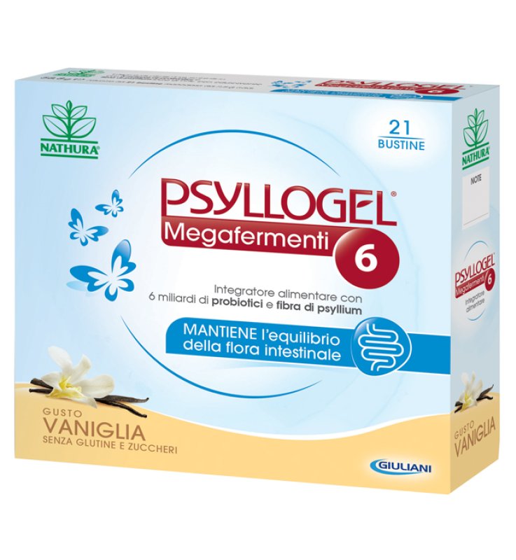 PSYLLOGEL MEGAFERMENTI 6 VANIGLIA 21 BUSTINE