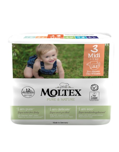 MOLTEX PURE&NATURE T3 MD 4-9KG