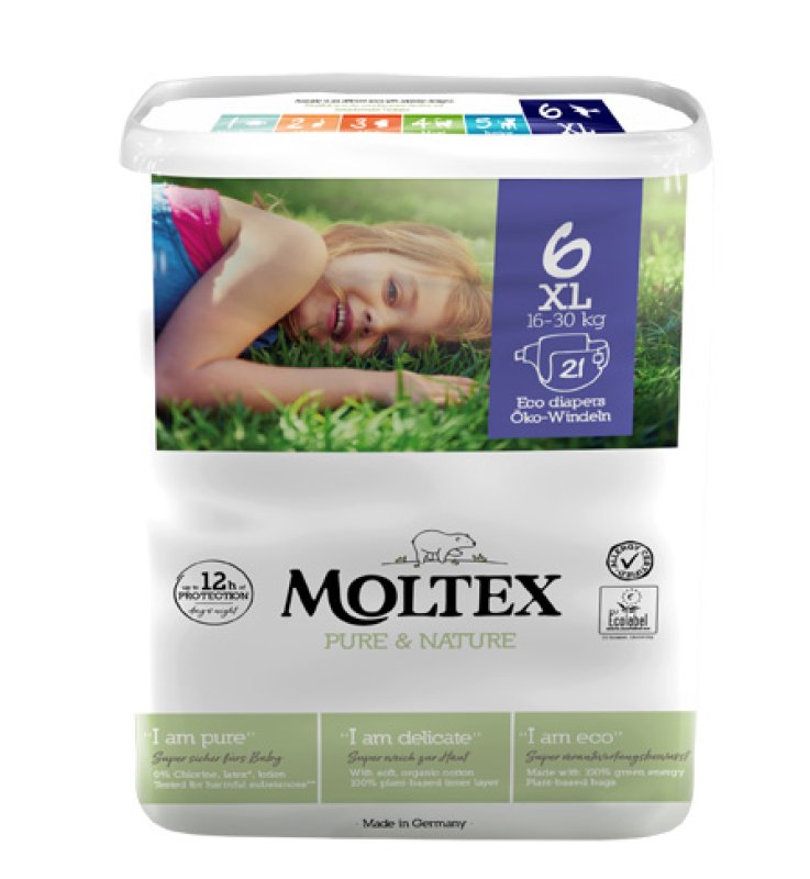 MOLTEX Pann.6 XL 16-30Kg 21pz