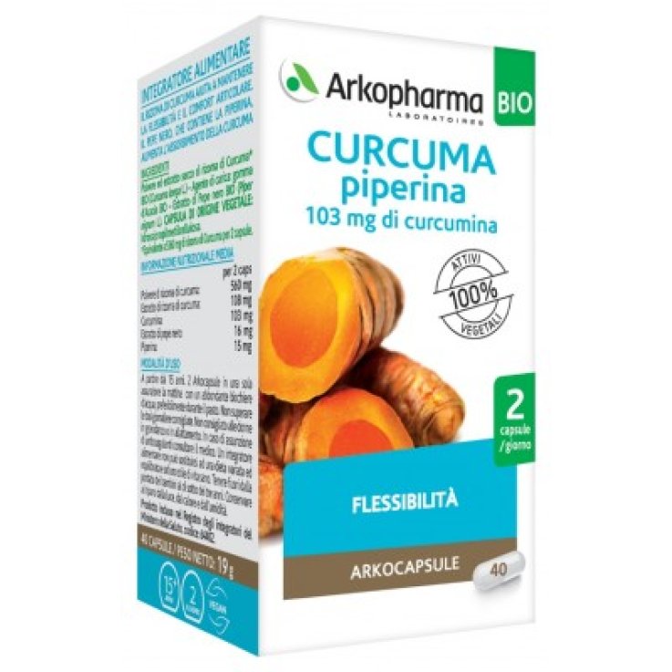 ARKO CAPSULE CURCUMA+PIP BIO 40 CAPSULE ARKO CAPSULE CURCUMA+PIP BIO 40 CAPSULE