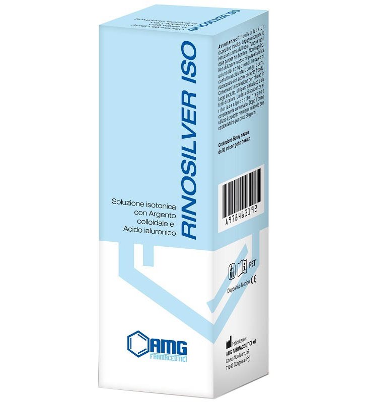 RINOSILVER ISO SPRAY NASALE 50 ML RINOSILVER ISO SPRAY NASALE 50 ML