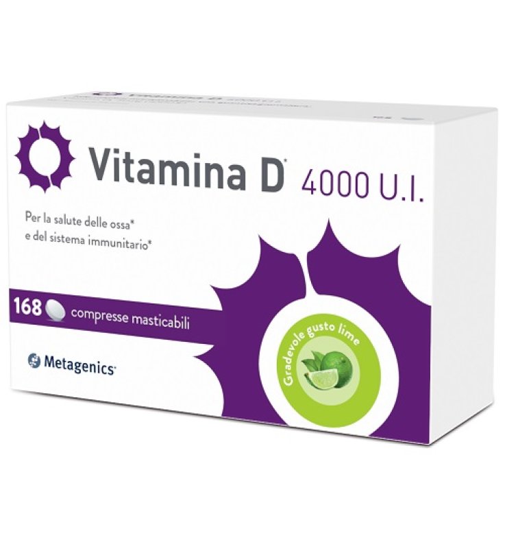 VITAMINA D 4000UI 168 COMPRESSE MASTICABILI