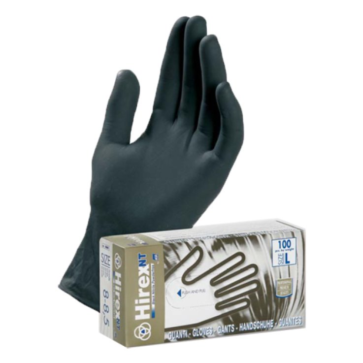 GUANTI NITRILE BLACK SENZA POLVERE S AMBIDESTRO 100 PEZZI GUANTI NITRILE BLACK SENZA POLVERE S AMBIDESTRO 100 PEZZI