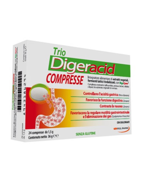 TRIO DIGERACID 24 COMPRESSE