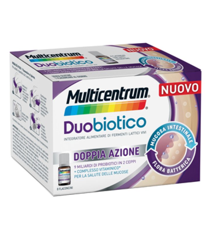 MULTICENTRUM DUOBIOTICO 8 FLACONCINI