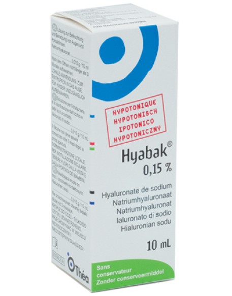 HYABAK 0,15% SOLUZIONE OFTALMICA 10 ML