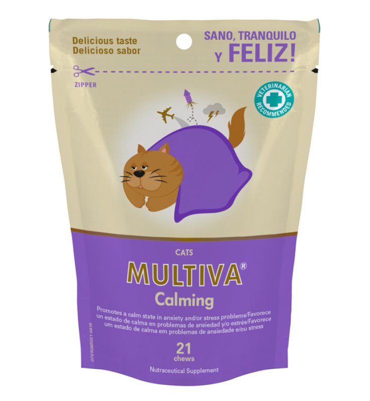 MULTIVA CALMING CAT 21 CHEWS
