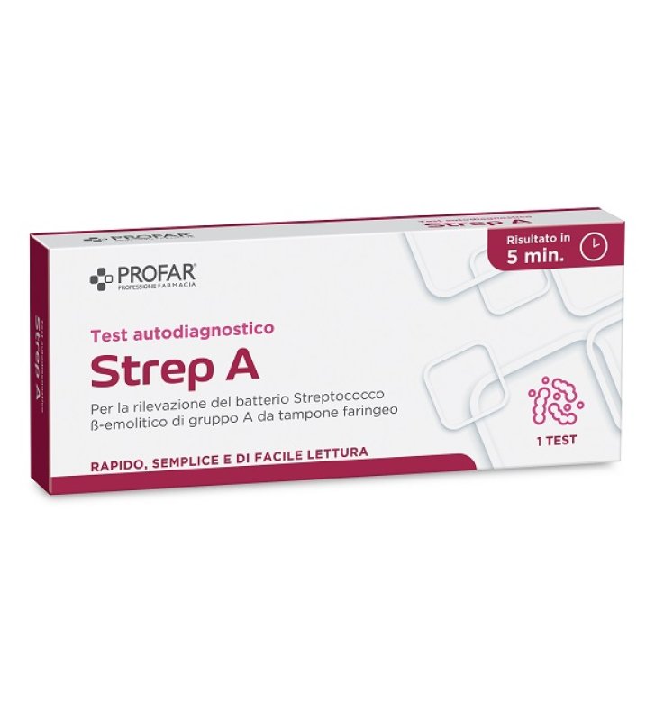 PROFAR TEST STREPTOCOCCO CON CASSETTA A POZZETTO 1 PEZZO