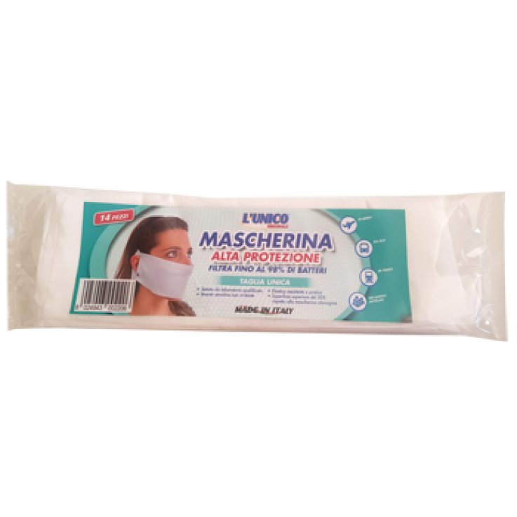 L'UNICO ORIGINALE MASCHERINA IN TESSUTO NON TESSUTO 14 PEZZI L'UNICO ORIGINALE MASCHERINA IN TESSUTO NON TESSUTO 14 PEZZI