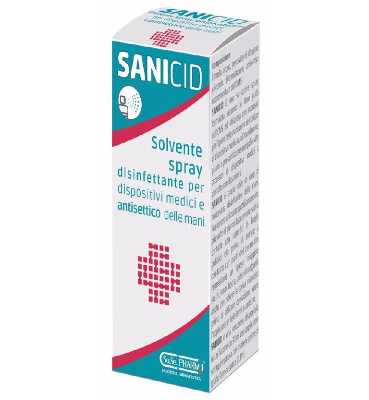 SANICID SOLUZIONE SPRAY PER DISINFEZIONE DISPOSITIVI MEDICIE ANTISETTICO MANI 30 ML