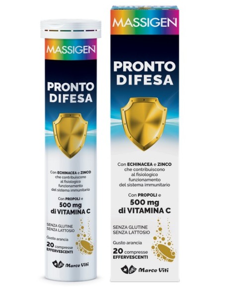 MASSIGEN PRONTO DIFESA 20 COMPRESSE EFFERVESCENTI