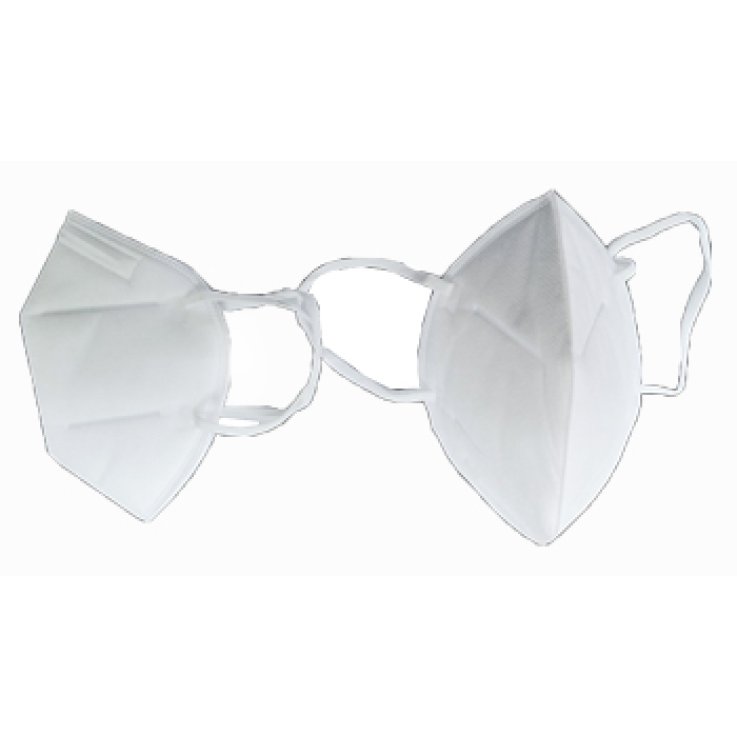 GREENCARE MASCHERINA KN95 ADULTO 15,5 X 10,5CM BIANCO 4 STRATI 1 PEZZO MONOUSO GREENCARE MASCHERINA KN95 ADULTO 15,5 X 10,5CM BIANCO 4 STRATI 1 PEZZO MONOUSO