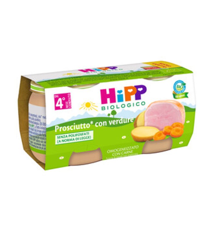 HIPP BIO HIPP BIO OMOGENEIZZATO PROSCIUTTO CON VERDURE 2X80G