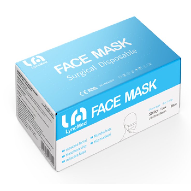 MASCHERINA FACCIALE MEDICA MONOUSO 3 STRATI 50 PEZZI MASCHERINA FACCIALE MEDICA MONOUSO 3 STRATI 50 PEZZI