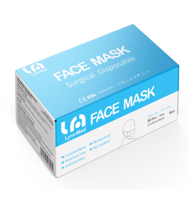 MASCHERINA FACCIALE MEDICA MONOUSO 3 STRATI 50 PEZZI MASCHERINA FACCIALE MEDICA MONOUSO 3 STRATI 50 PEZZI