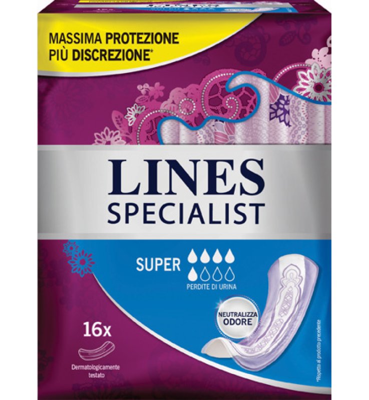 LINES SPECIALIST PANNOLONE SUPER FARMA 16 PEZZI