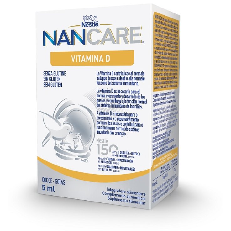 NESTLE' NANCARE VITAMINA D GOCCE 5 ML NESTLE' NANCARE VITAMINA D GOCCE 5 ML