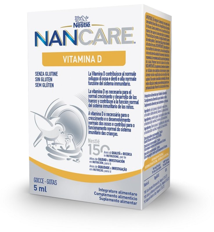 NESTLE' NANCARE VITAMINA D GOCCE 5 ML NESTLE' NANCARE VITAMINA D GOCCE 5 ML