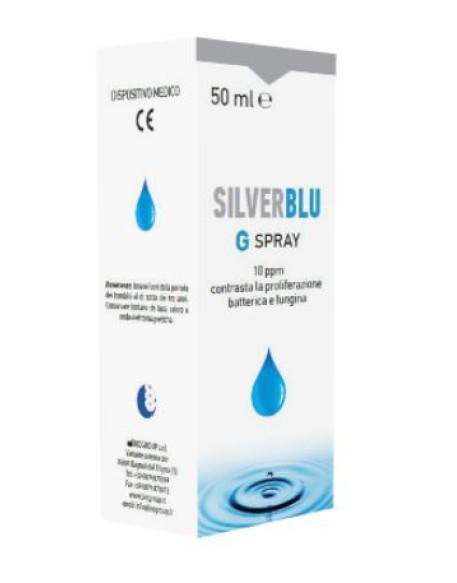 SILVER BLU G SPRAY VIA ORALE CONTRASTA LA PROLIFERAZIONE BATTERICA E FUNGINA 50 ML