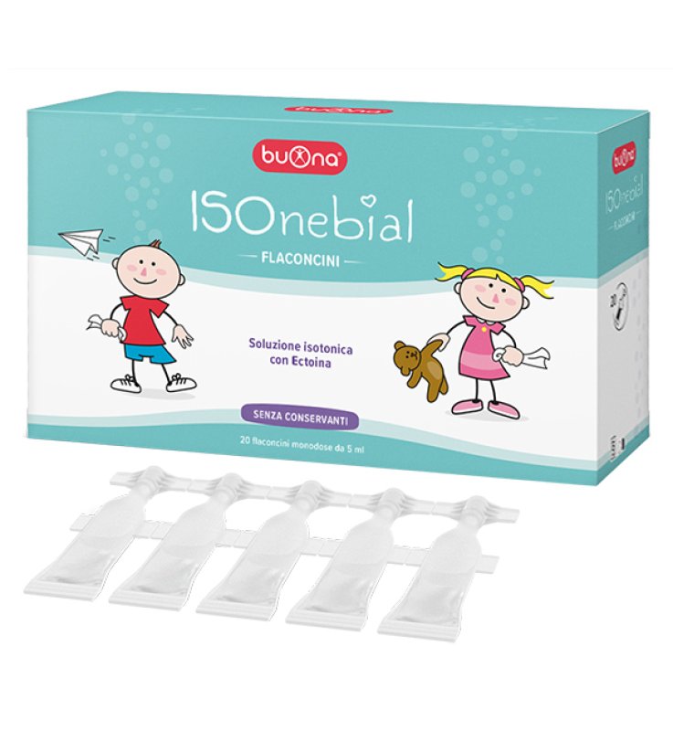 ISONEBIAL SOLUZIONE ISOTONICA 0,9% CON AGGIUNTA DI ECTOINA 20 FLACONCINI MONODOSE 5 ML