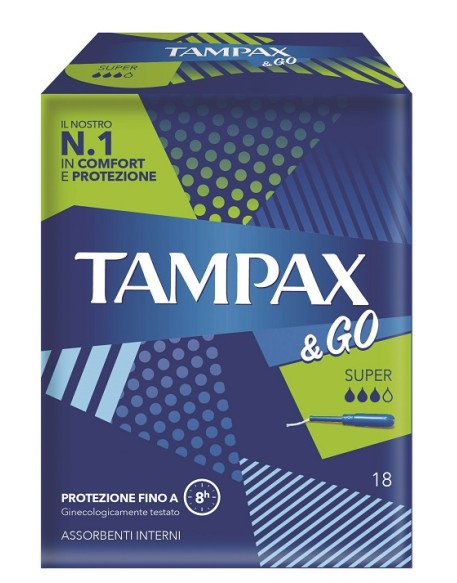 TAMPAX &GO SUPER 18PZ 8423