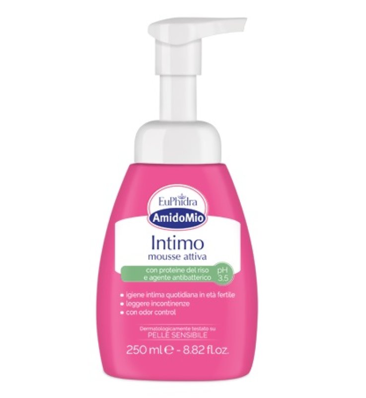 EUPHIDRA AMIDOMIO INTIMO MOUSSE ATTIVA PH 3,5 250 ML EUPHIDRA AMIDOMIO INTIMO MOUSSE ATTIVA PH 3,5 250 ML