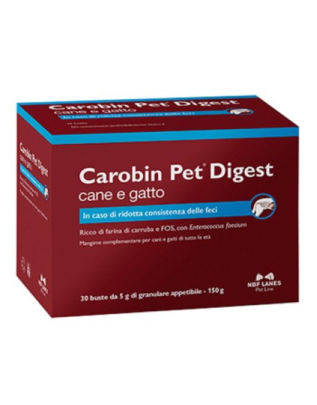 CAROBIN PET DIGEST GRANULARE 30 BUSTE DA 5 G