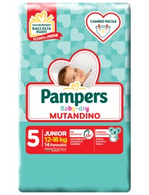 PANNOLINO A MUTANDINA PAMPERS BABY DRY JUNIOR SMALL PACK 14PEZZI