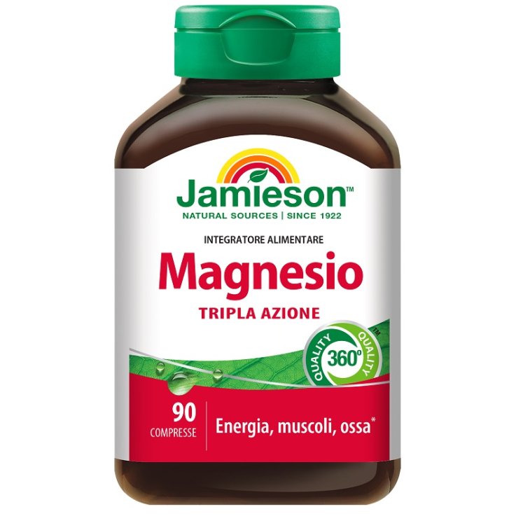 JAMIESON MAGNESIO TRIPLA AZIONE 90 COMPRESSE JAMIESON MAGNESIO TRIPLA AZIONE 90 COMPRESSE