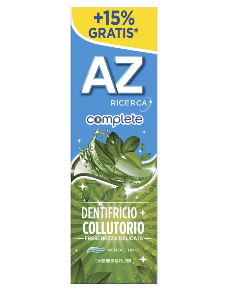 DENTIFRICIO ORAL B AZ COMPLETE + COLLUTORIO FRESCHEZZA DELICATA 65 + 10 ML