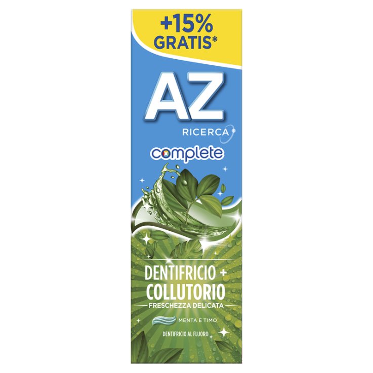 DENTIFRICIO ORAL B AZ COMPLETE + COLLUTORIO FRESCHEZZA DELICATA 65 + 10 ML DENTIFRICIO ORAL B AZ COMPLETE + COLLUTORIO FRESCHEZZA DELICATA 65 + 10 ML