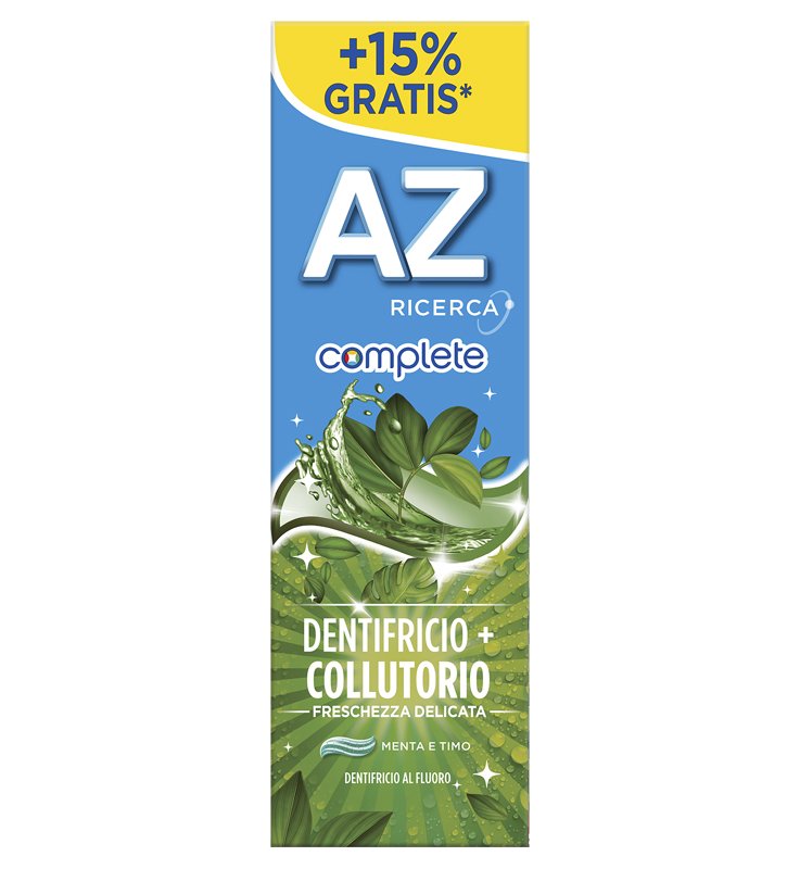 DENTIFRICIO ORAL B AZ COMPLETE + COLLUTORIO FRESCHEZZA DELICATA 65 + 10 ML