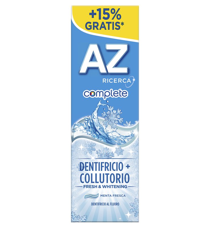ORAL B DENTIFRICIO AZ COMPLETE + COLLUTORIO WHITENING 65 + 10 ML