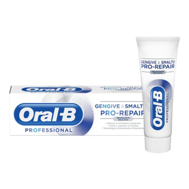 ORAL-B GENGIVE E SMALTO PRO REPAIR WHITE DENTIFRICIO 85 ML ORAL-B GENGIVE E SMALTO PRO REPAIR WHITE DENTIFRICIO 85 ML
