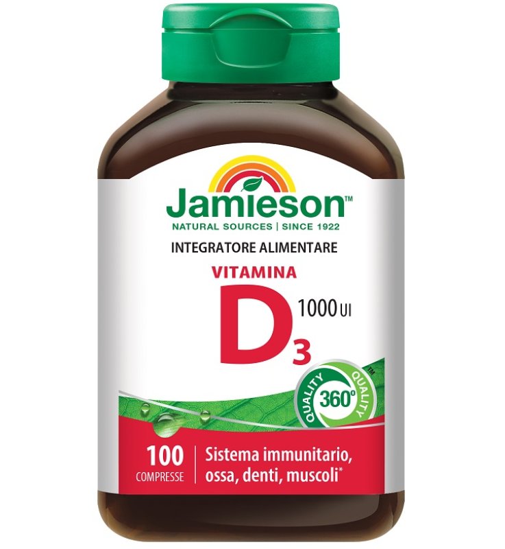 JAMIESON VIT.D3 1000UI 100CPR