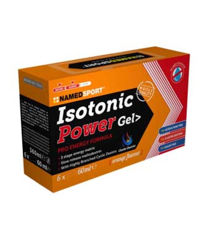 NSP ISOTONIC POWER GEL ORANGE 6X