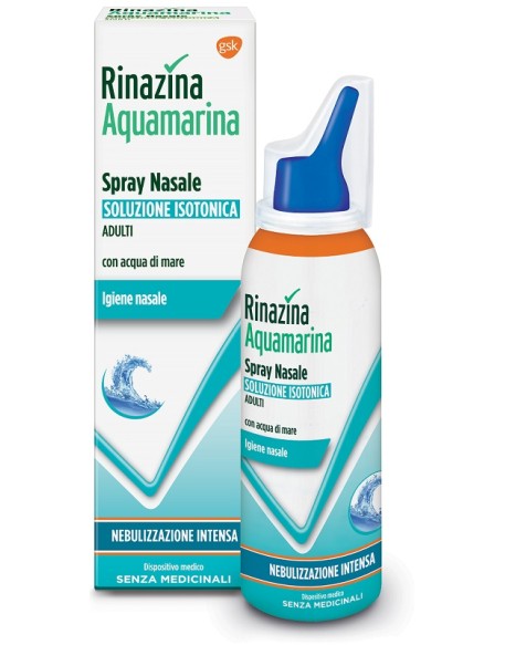 RINAZINA AQUAMARINA ISOTONICA SPRAY NEBULIZZAZIONE INTENSA 100 ML