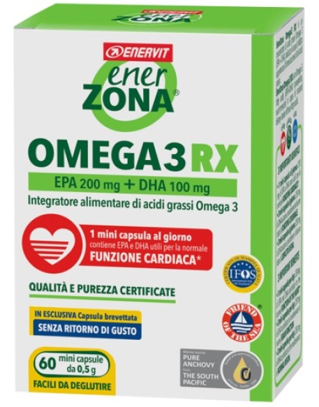 ENERZONA OMEGA 3 RX 60 MINICAPSULE