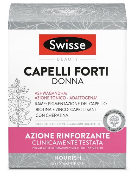 SWISSE CAPELLI FORTI DONNA 30 COMPRESSE