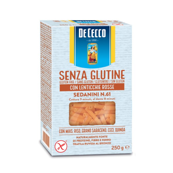 DE CECCO Sedanini/Lent.250g DE CECCO Sedanini/Lent.250g