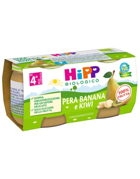 OMO HIPP Kiwi/Ba/Pera2X80g