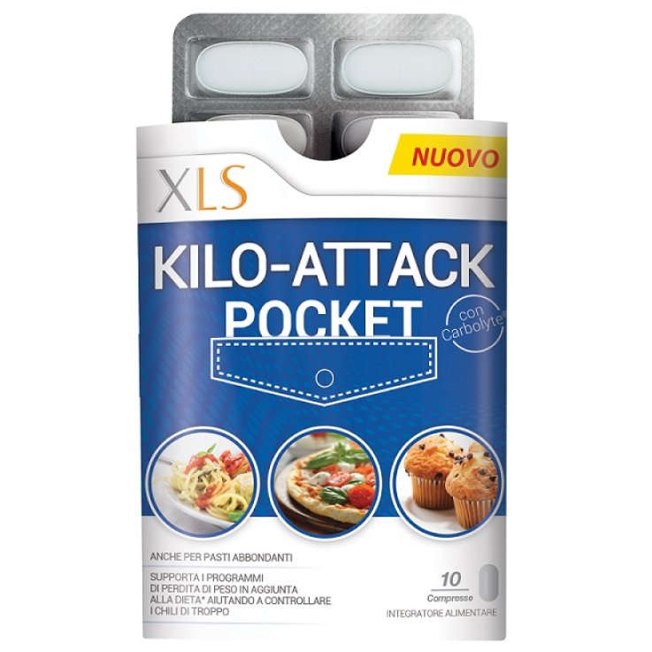 XLS KILO ATTACK POCKET 10 COMPRESSE XLS KILO ATTACK POCKET 10 COMPRESSE