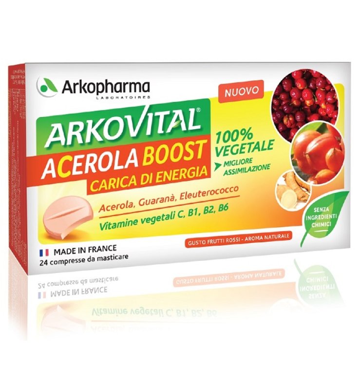 ARKOVITAL ACEROLA BOOST 24 COMPRESSE ARKOVITAL ACEROLA BOOST 24 COMPRESSE