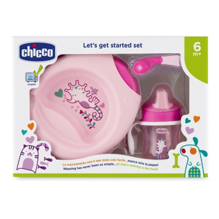 CH Set Pappa Rosa C/Cucch.6m+ CH Set Pappa Rosa C/Cucch.6m+