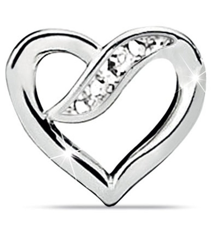 ORECCHINO CUORE CRISTALLI