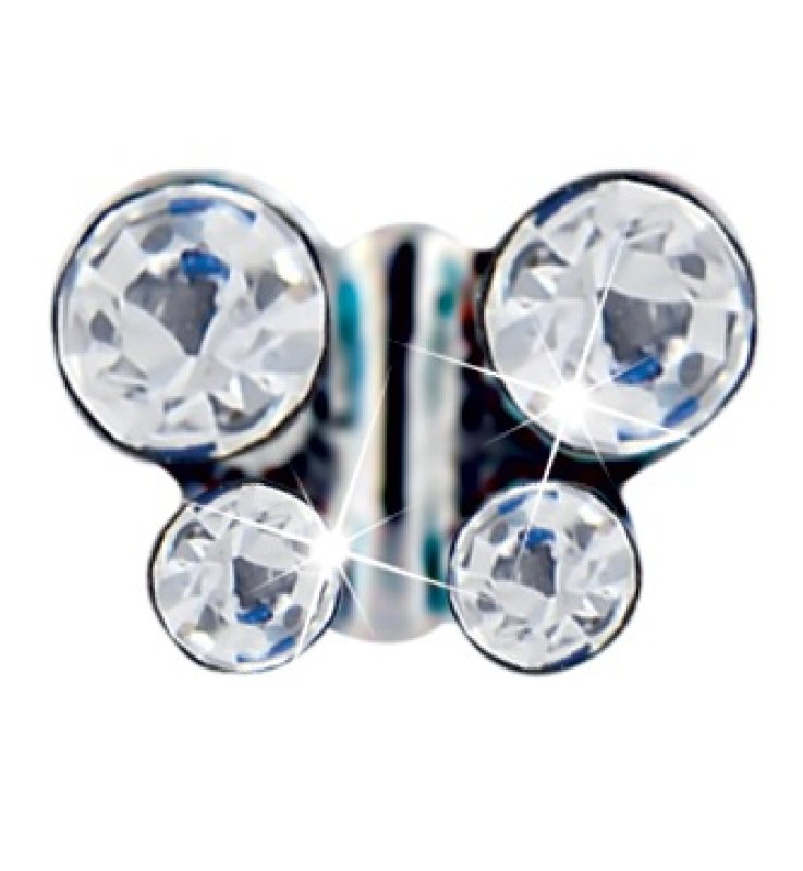 FARFALLA 6MM CRISTALLO